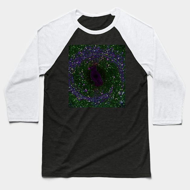 Black Panther Art - Glowing Edges 384 Baseball T-Shirt by The Black Panther